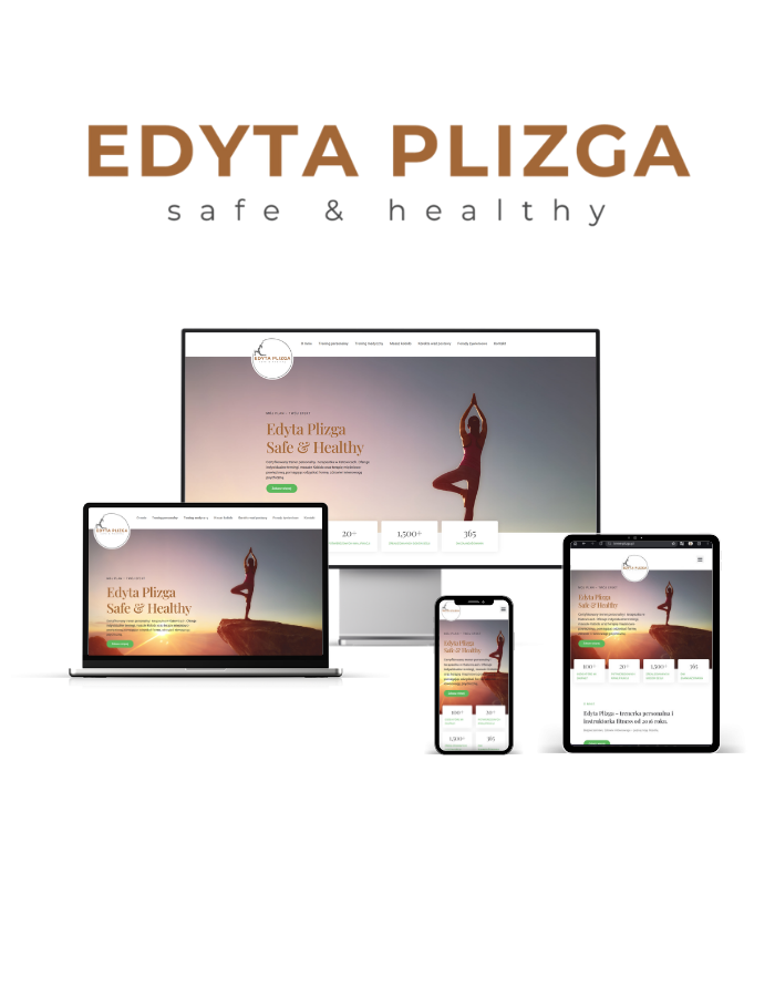 Branding trenera personalnego Safe & Healthy